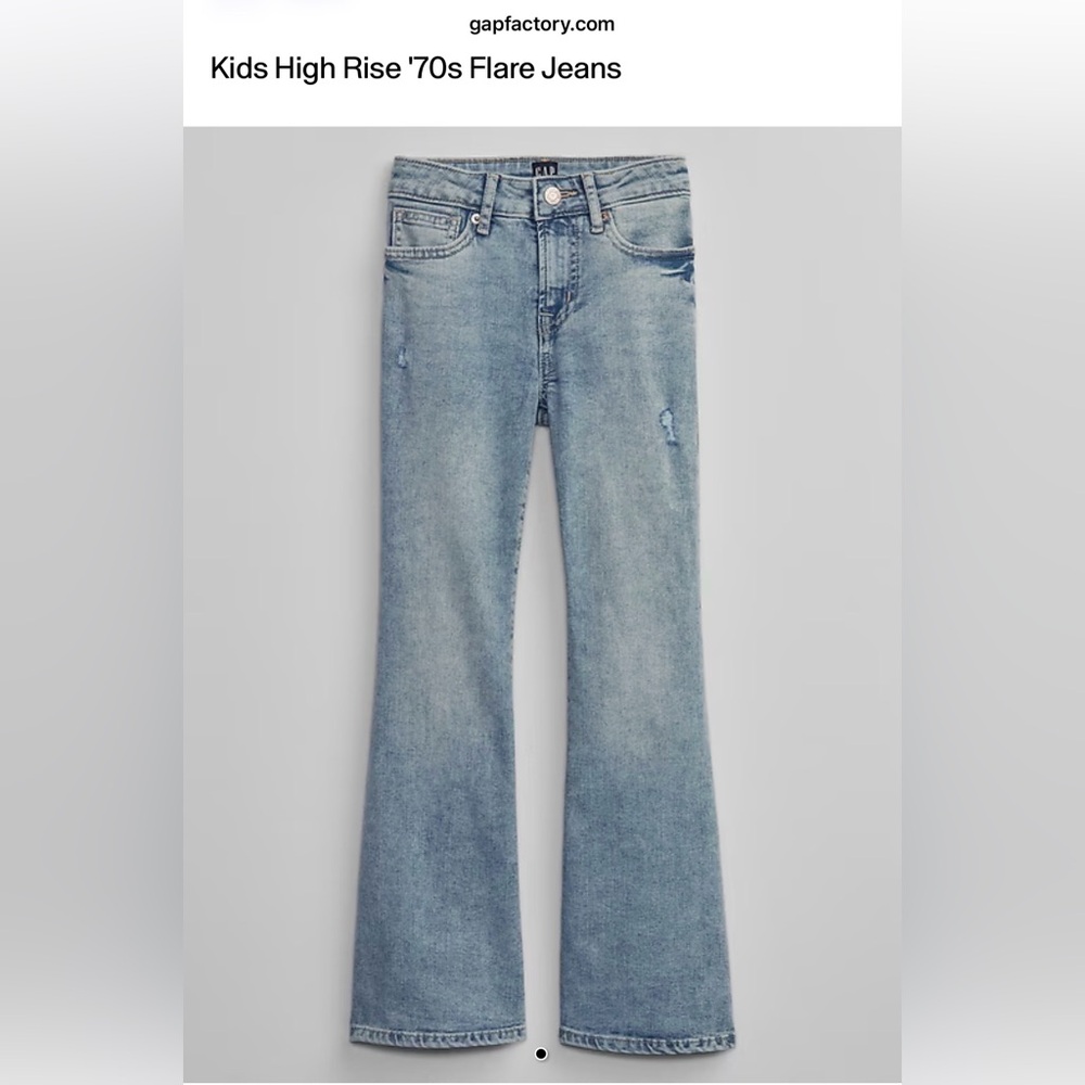 GAP Light Blue Flare Kids Jeans